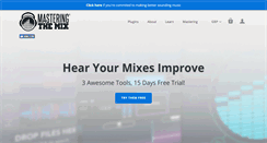 Desktop Screenshot of masteringthemix.com