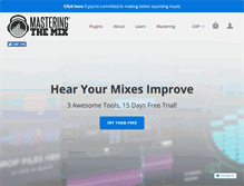 Tablet Screenshot of masteringthemix.com